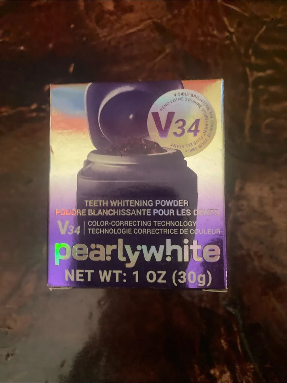 V34 Teeth Whitening Powder — Purple